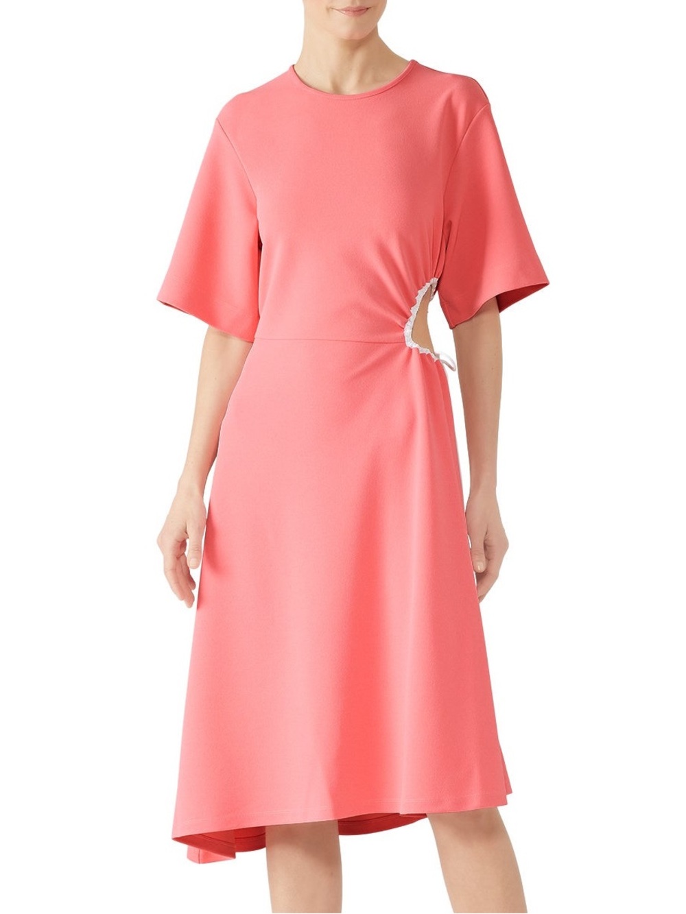 See by Chloe Pink Cutout Midi Dress Size Small